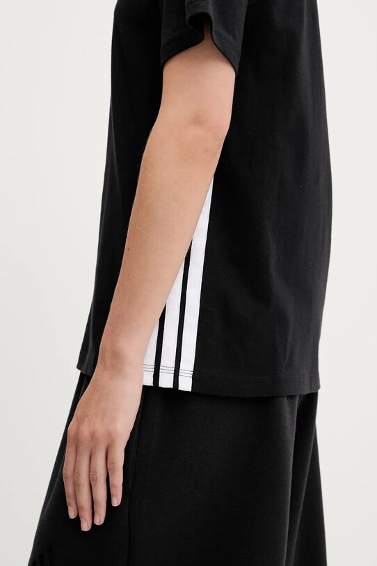 Хлопковая футболка adidas Essentials JD0846 чёрный