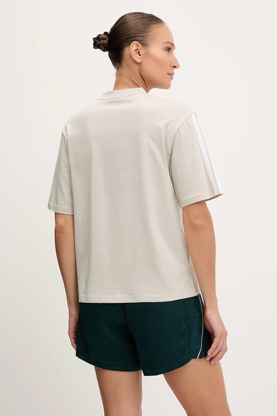 Îmbrăcăminte adidas tricou din bumbac Essentials JE1219 bej