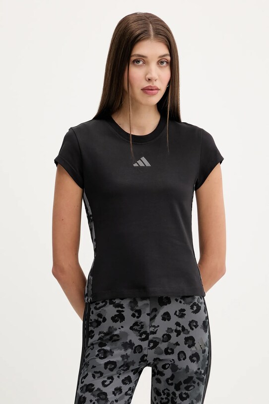 Μπλουζάκι adidas 3-Stripes κανονικό μαύρο KB6008