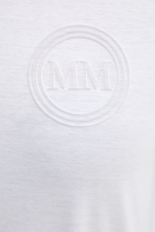 MM t-shirt bawełniany GATTONI 2526946058600 biały