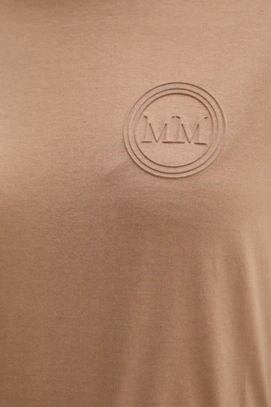 MM t-shirt bawełniany GATTONI 2526946058600 brązowy