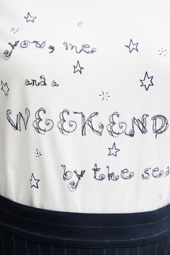 Weekend Max Mara tricou din bumbac ARA 2525976041600