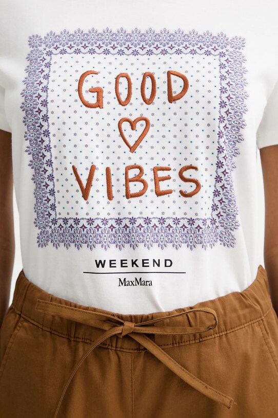 Хлопковая футболка Weekend Max Mara ARA 2525976041600