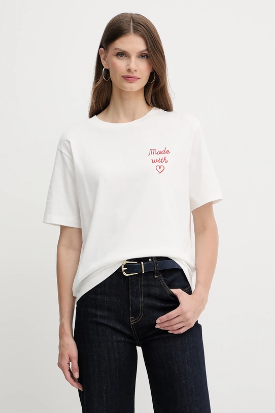 Îmbrăcăminte Weekend Max Mara tricou din bumbac 2525976051600 alb