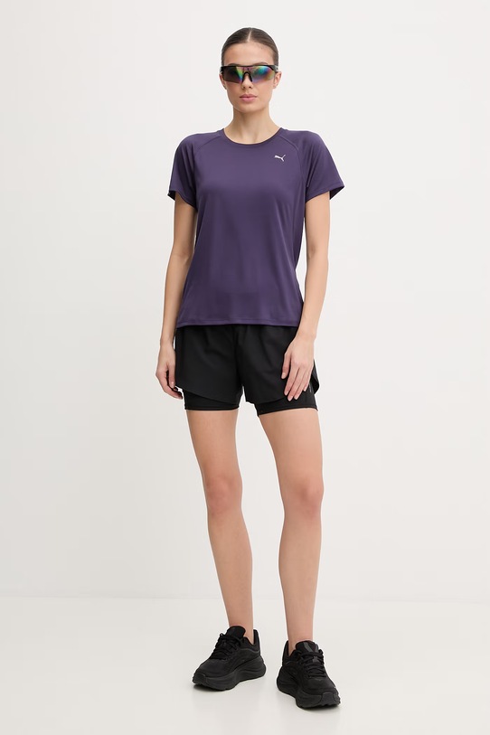 Puma t-shirt treningowy 526578 fioletowy SS26