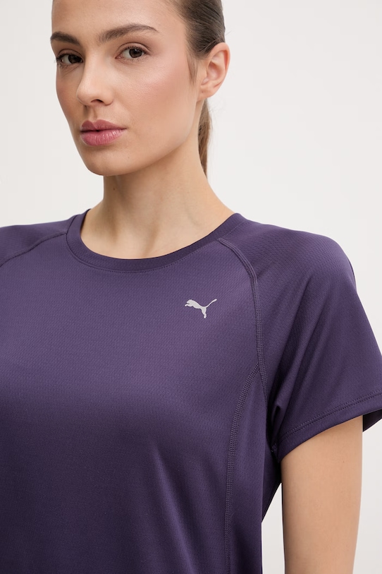 Odzież Puma t-shirt treningowy 526578 fioletowy