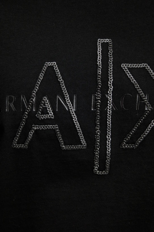 Armani Exchange t-shirt bawełniany XW001080.AF10356 czarny