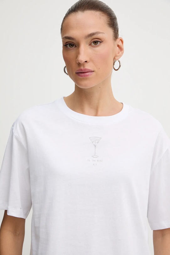 Armani Exchange t-shirt bawełniany biały XW001086.AF10356