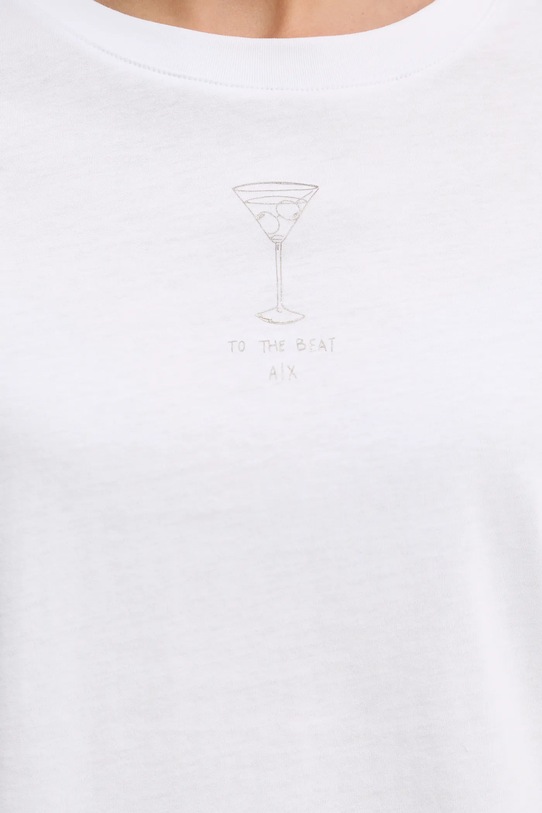 Armani Exchange t-shirt bawełniany XW001086.AF10356 biały