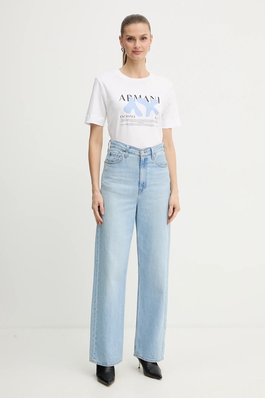 Хлопковая футболка Armani Exchange XW001348.AF17172 белый AW25