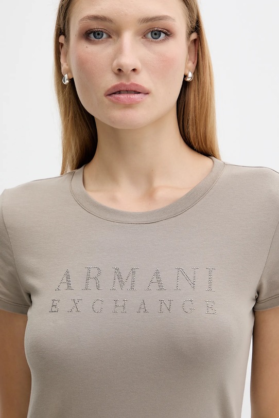 Armani Exchange t-shirt zielony XW001349.AF17173