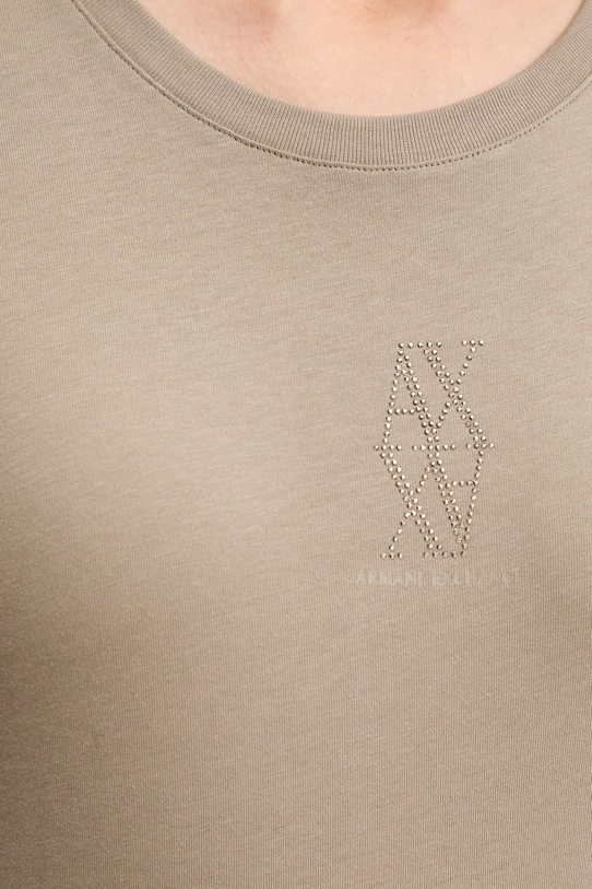 Armani Exchange longsleeve bawełniany XW001350.AF17172 zielony