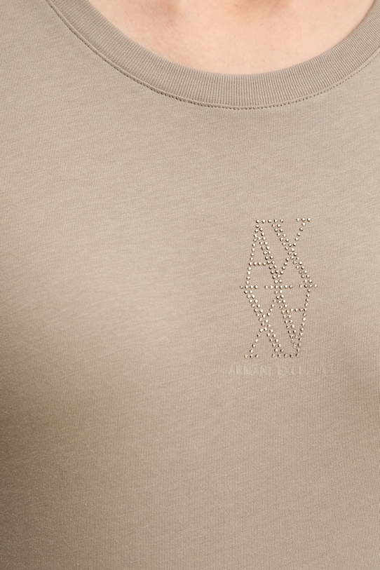 Armani Exchange longsleeve din bumbac XW001350.AF17172 verde