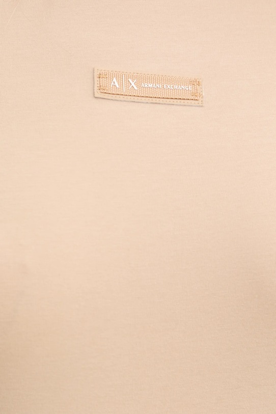 Armani Exchange tricou XW001362.AF16294 bej