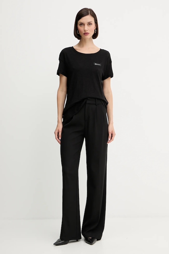 Pamučna majica Armani Exchange XW001363.AF16296 crna AW25