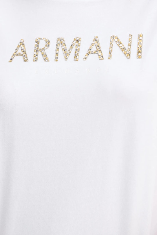 Памучна тениска Armani Exchange XW001364.AF15085 бял