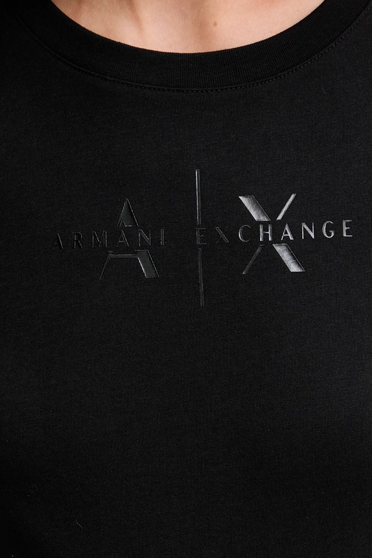 Armani Exchange t-shirt bawełniany XW001366.AF10356 czarny
