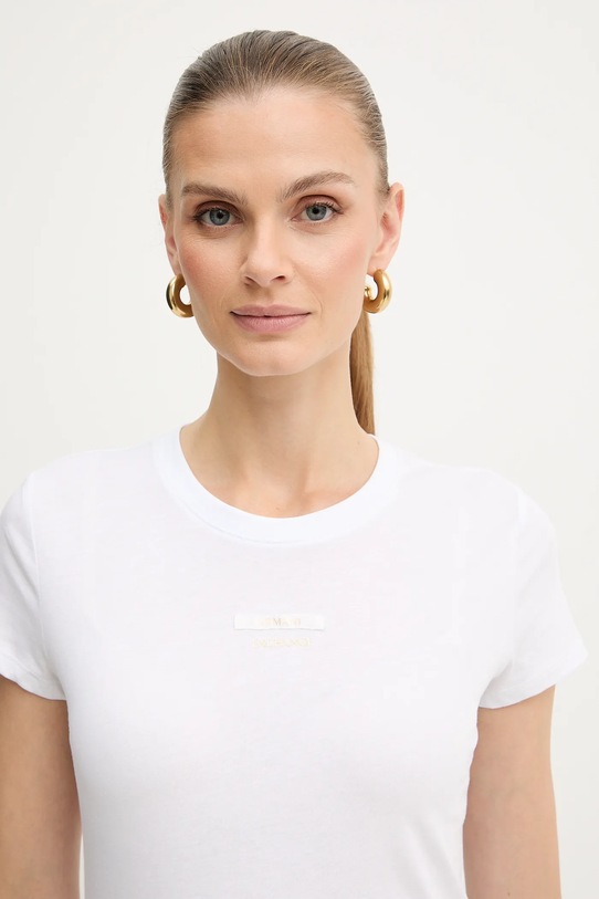 Хлопковая футболка Armani Exchange белый XW001369.AF10356