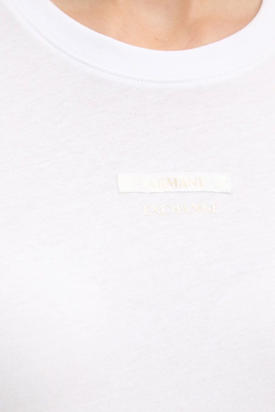 Хлопковая футболка Armani Exchange XW001369.AF10356 белый
