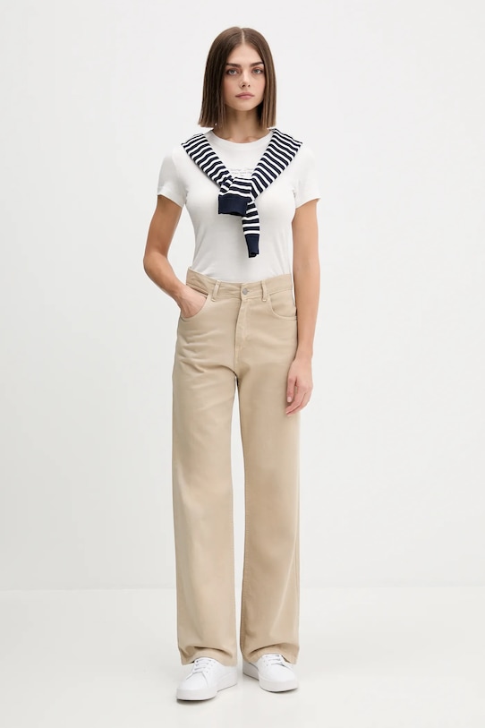 Tommy Jeans t-shirt DW0DW21542 biały AW25