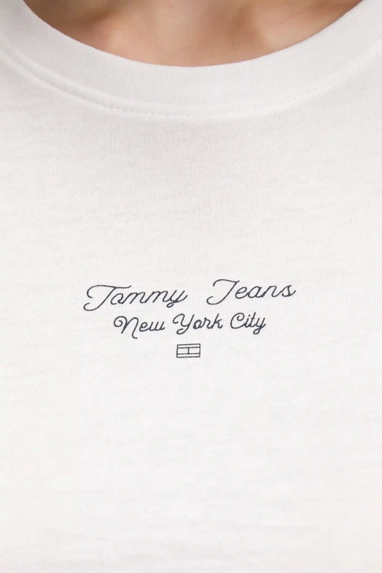 Μπλουζάκι Tommy Jeans DW0DW21542 λευκό