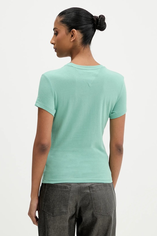 Odzież Tommy Jeans t-shirt DW0DW21542 zielony