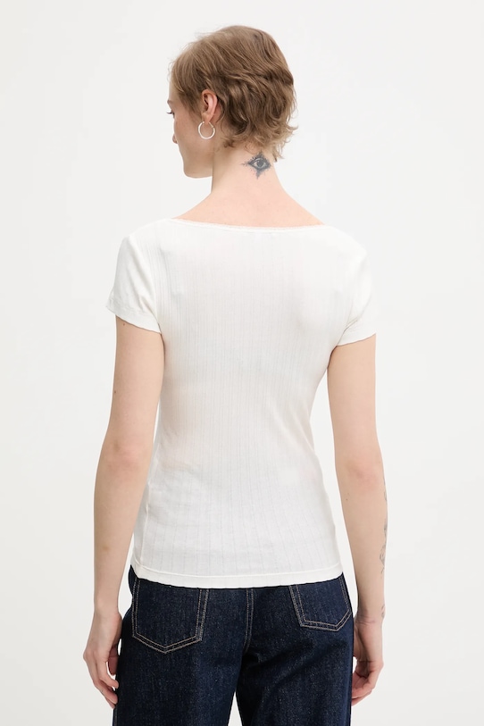 Odzież Tommy Jeans t-shirt DW0DW21570 beżowy