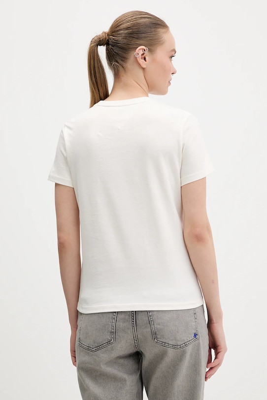 Одежда Хлопковая футболка Tommy Jeans DW0DW22562 бежевый