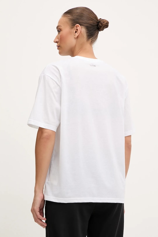 Odzież adidas Performance t-shirt treningowy POWER JM8982 biały