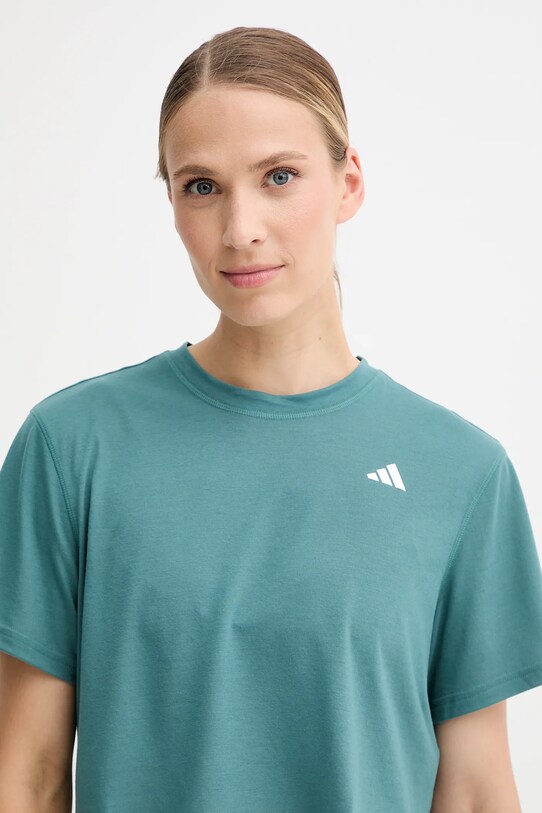 adidas Performance t-shirt treningowy WORKOUT ESSENTIALS zielony JY2218