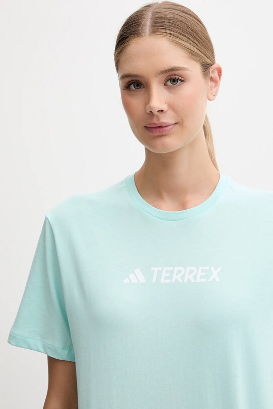 adidas TERREX sportos póló türkiz JM2816