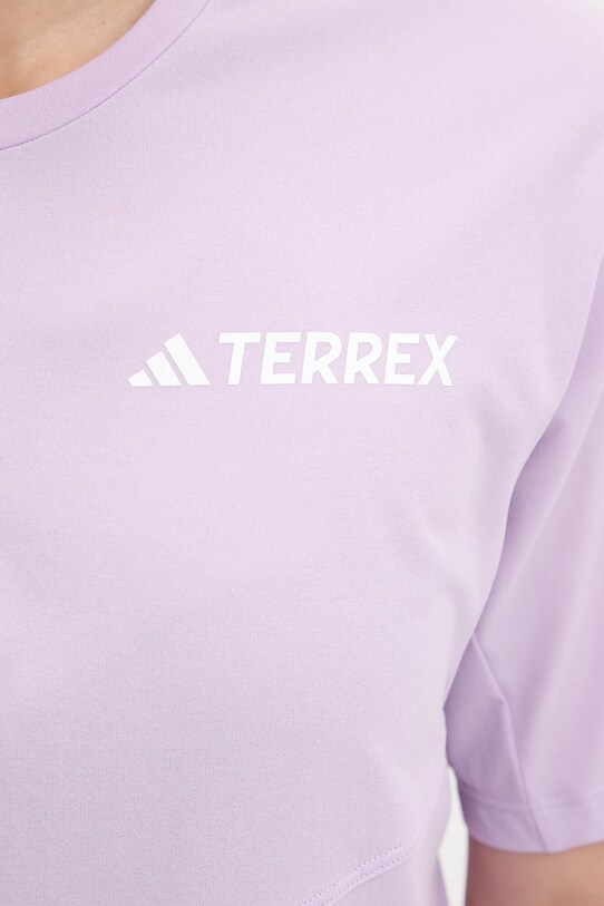 Футболка для тренировок adidas TERREX Multi JN3890 фиолетовой