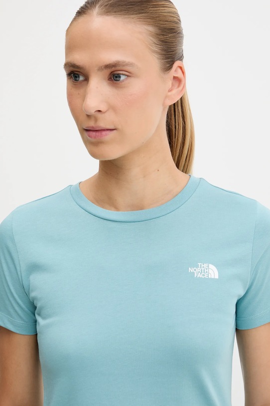 Kratka majica The North Face Simple Dome modra NF0A87NHBOA1
