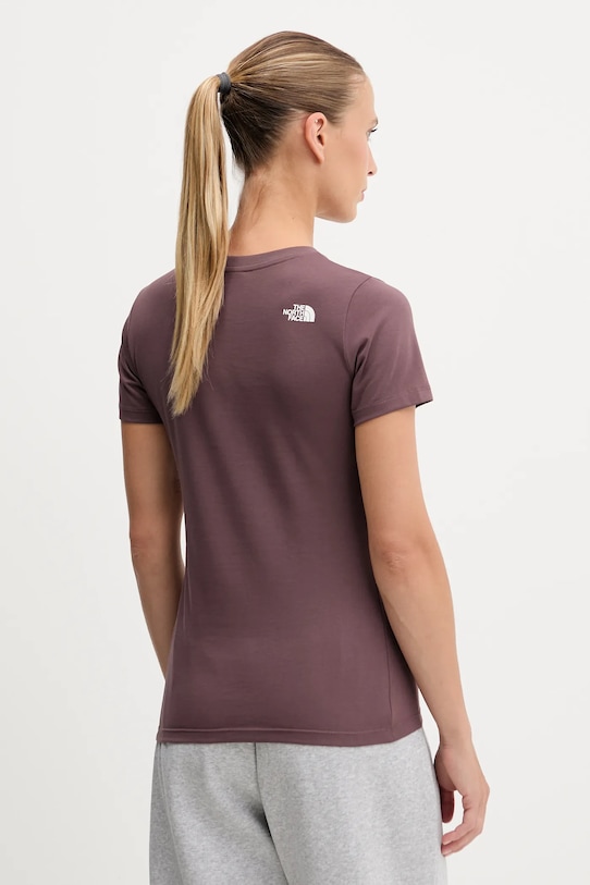 Îmbrăcăminte The North Face tricou Simple Dome NF0A87NHBQ71 maro