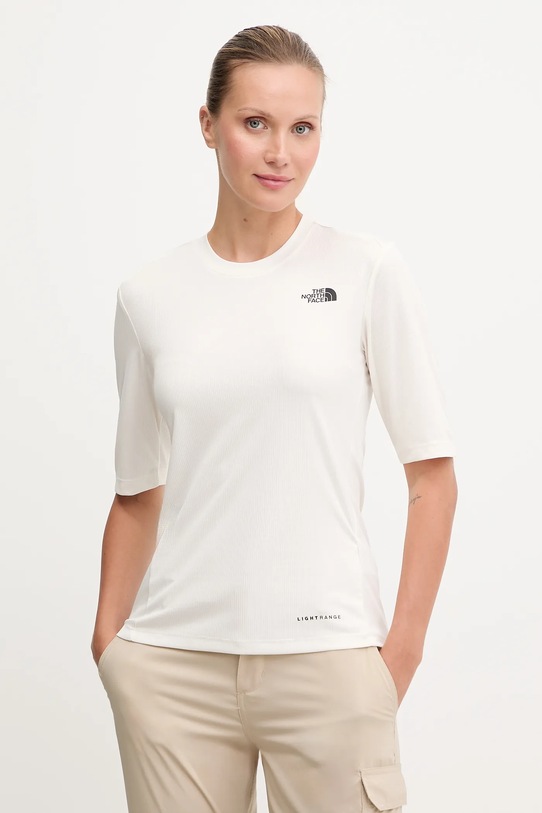 The North Face maglietta sportiva Shadow slim beige NF0A8E1DQLI1