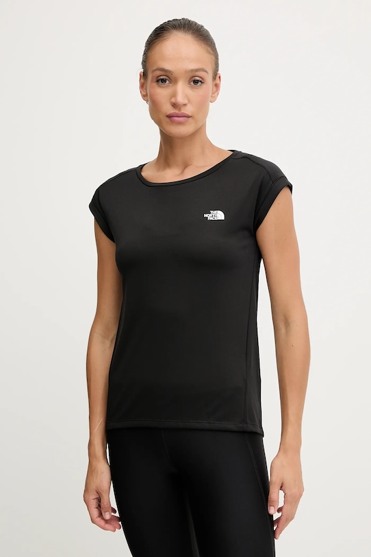 The North Face t-shirt treningowy Tanken Tank z elastanem czarny NF0A8BS2JK31