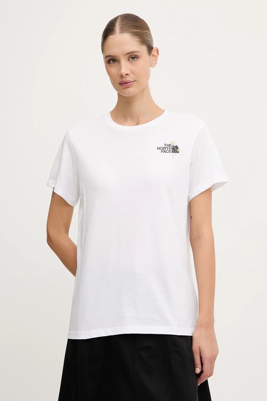 Odzież The North Face t-shirt bawełniany NF0A8F67FN41 biały