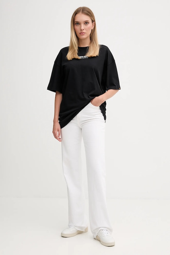 Alpha Industries t-shirt bawełniany 156062.03 czarny AW25