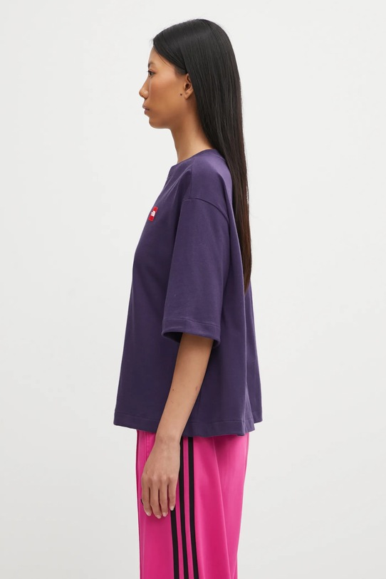 The North Face t-shirt bawełniany Redbox NF0A8EG61JI1 fioletowy AW25