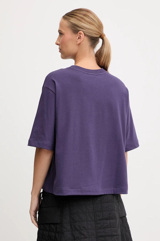 Odzież The North Face t-shirt bawełniany Redbox NF0A8EG61JI1 fioletowy