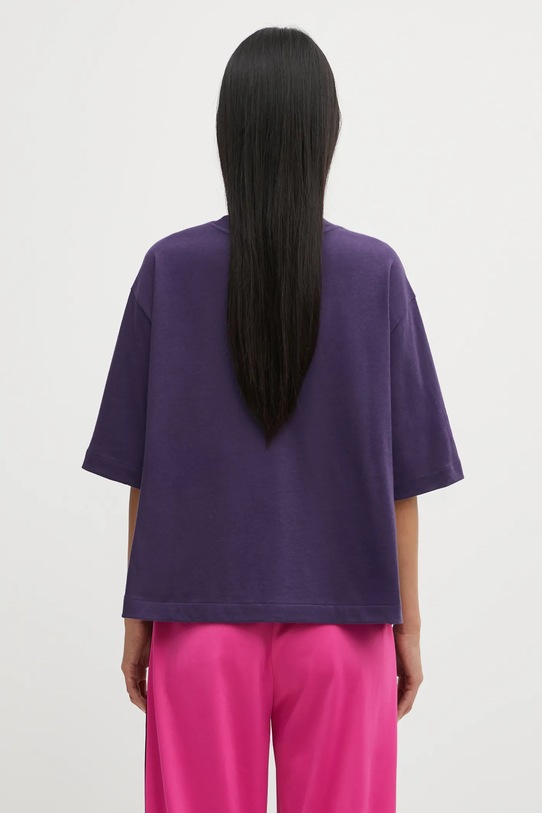 Odzież The North Face t-shirt bawełniany Redbox NF0A8EG61JI1 fioletowy