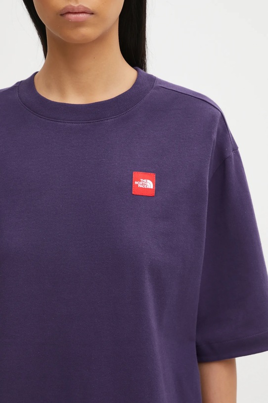 The North Face t-shirt bawełniany Redbox fioletowy NF0A8EG61JI1