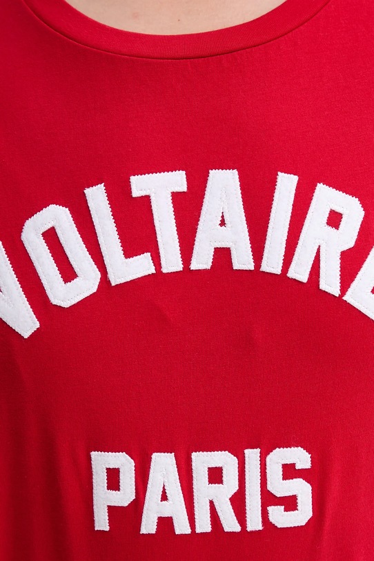 ZADIG&VOLTAIRE tricou din bumbac JWTS02837 rosu