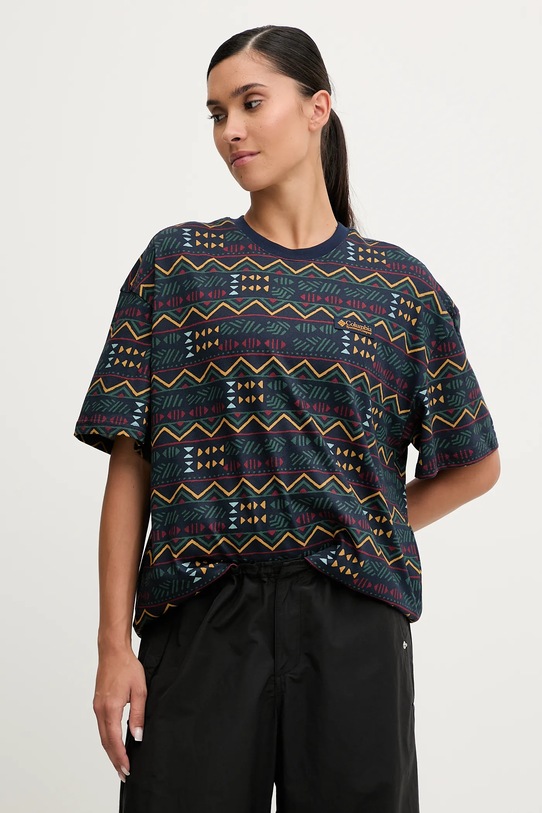 Columbia tricou din bumbac cu modele bleumarin 2135251