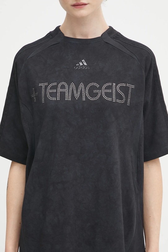 adidas Originals cotton t-shirt Rhinestone Tee black KF3113