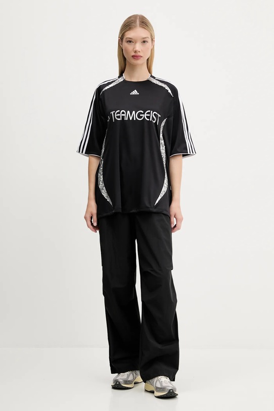 adidas Originals t-shirt Oversized Jersey KE9792 fekete AW25