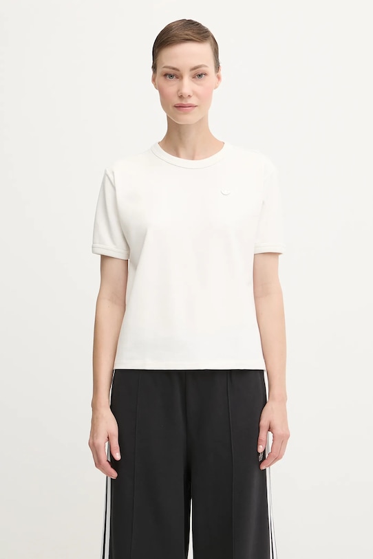 adidas Originals t-shirt P Ess T-Shirt okrągły biały JW3654