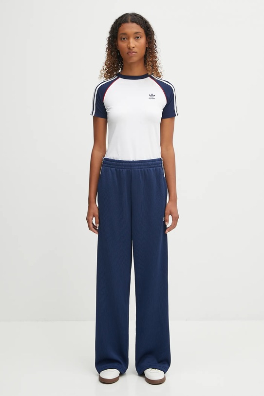 adidas Originals t-shirt 3-Stripes Raglan Slim JV7190 bianco