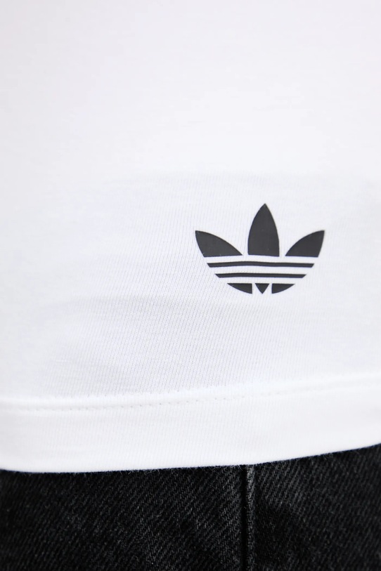 adidas Originals tricou Bandeau Ss JV9741 alb