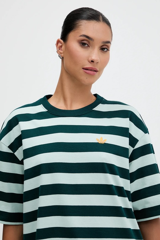 adidas Originals t-shirt Striped Ss Tee zielony KF2322